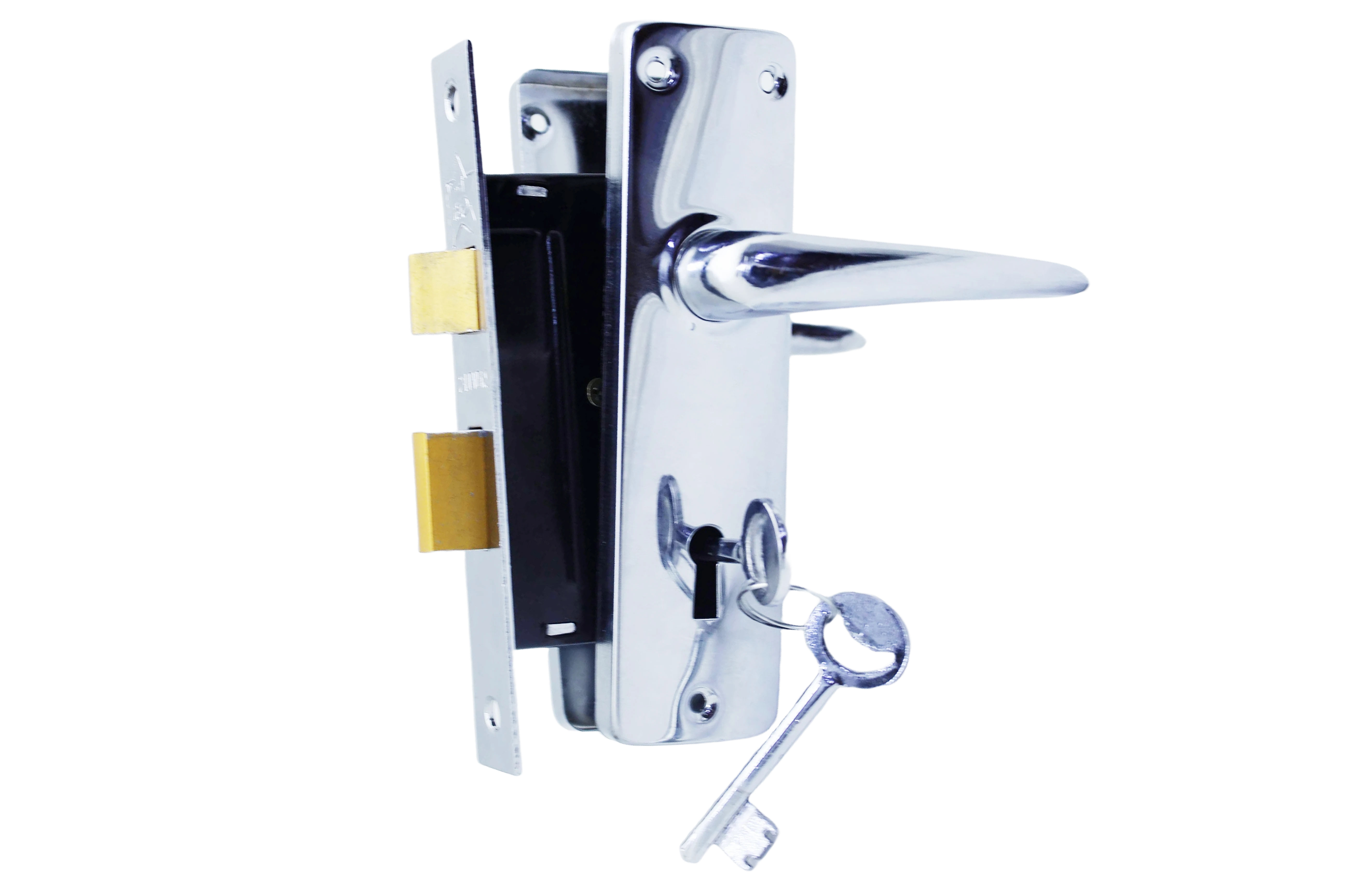 Royal Star Locks & Cylinders Lockset Mortise Lockset With Reversible Latch, Royal Star 678 Security Lock Hardware